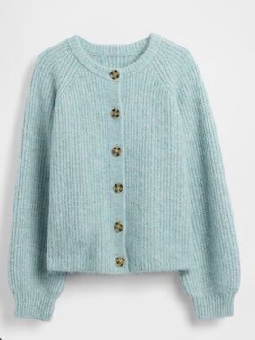 Gap MP Shaker-Stitch Cardigan in Light Autumn Blue
